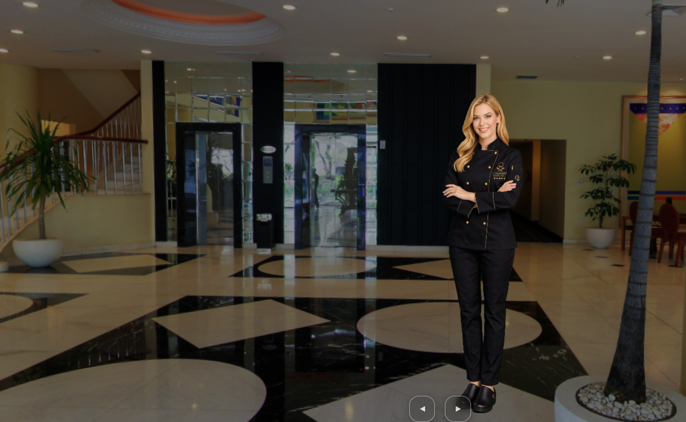 Demo einer virtuellen Begr&uuml;&szlig;ung im 360&deg; Rundgang